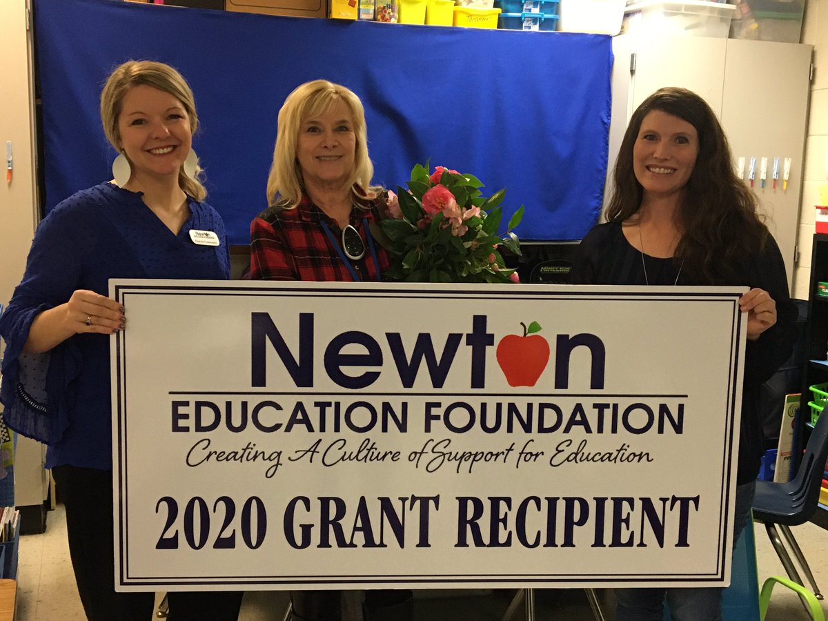 NEF_2020's tweet photo. Congratulations to @NEF_2020 Grant Recipient Ms. Strickland from @mresnewton! @NewtonCoSchools https://t.co/7vzDqpKaA2