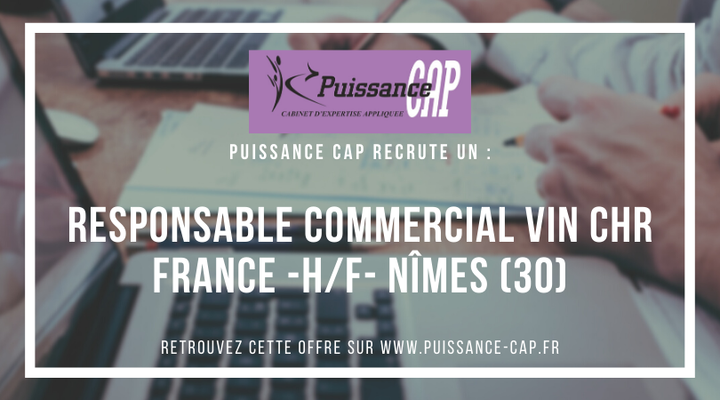 PuissanceCap_RH's tweet photo. Nous recrutons un Responsable Commercial Vin CHR France (H/F) en CDI basé à Nîmes (30). Plus d'infos : https://t.co/3wP61npb4V https://t.co/LwkSl9dlL1