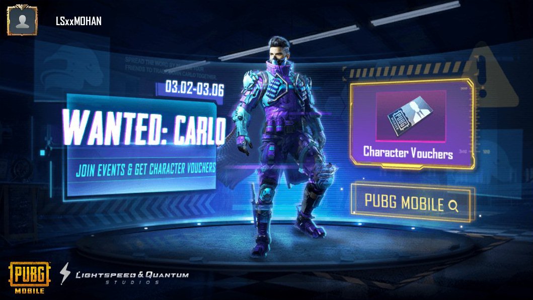 Complete Hunt Missions and get clues about Carlo. share.pbgcj.com/h5campaign.php…