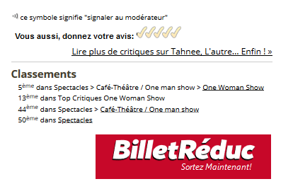 Tahnee, L'autre tweet media