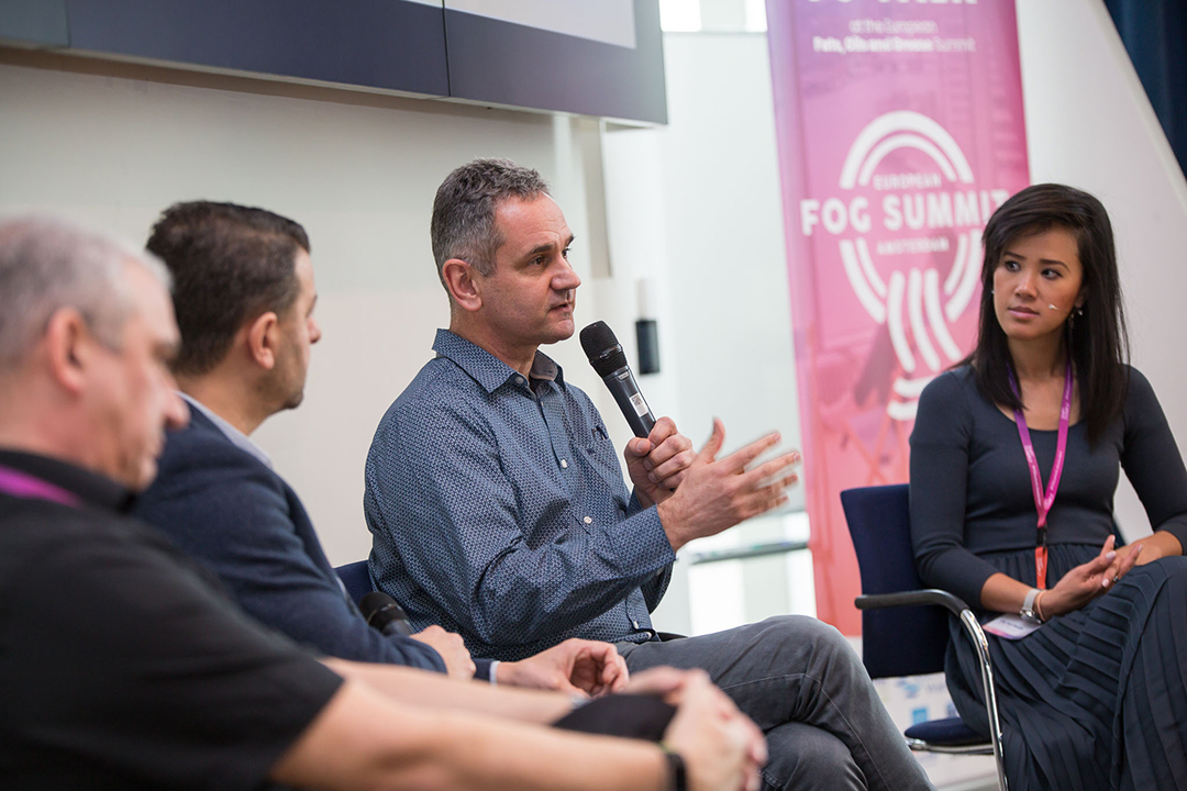 SwiftComply's tweet photo. On stage, grease trap suppliers Julek Drowniak (Riotech), Gurgen Yanguc (GreaseShield) and Michael Fitzpatrick (Grease Guardian) shared their thoughts on how to bring food businesses on board on the mission to stop FOG pollution.

#FOGSummit, #euFOGSummit #fatbergs #fatberg https://t.co/hFbAYgJT6U