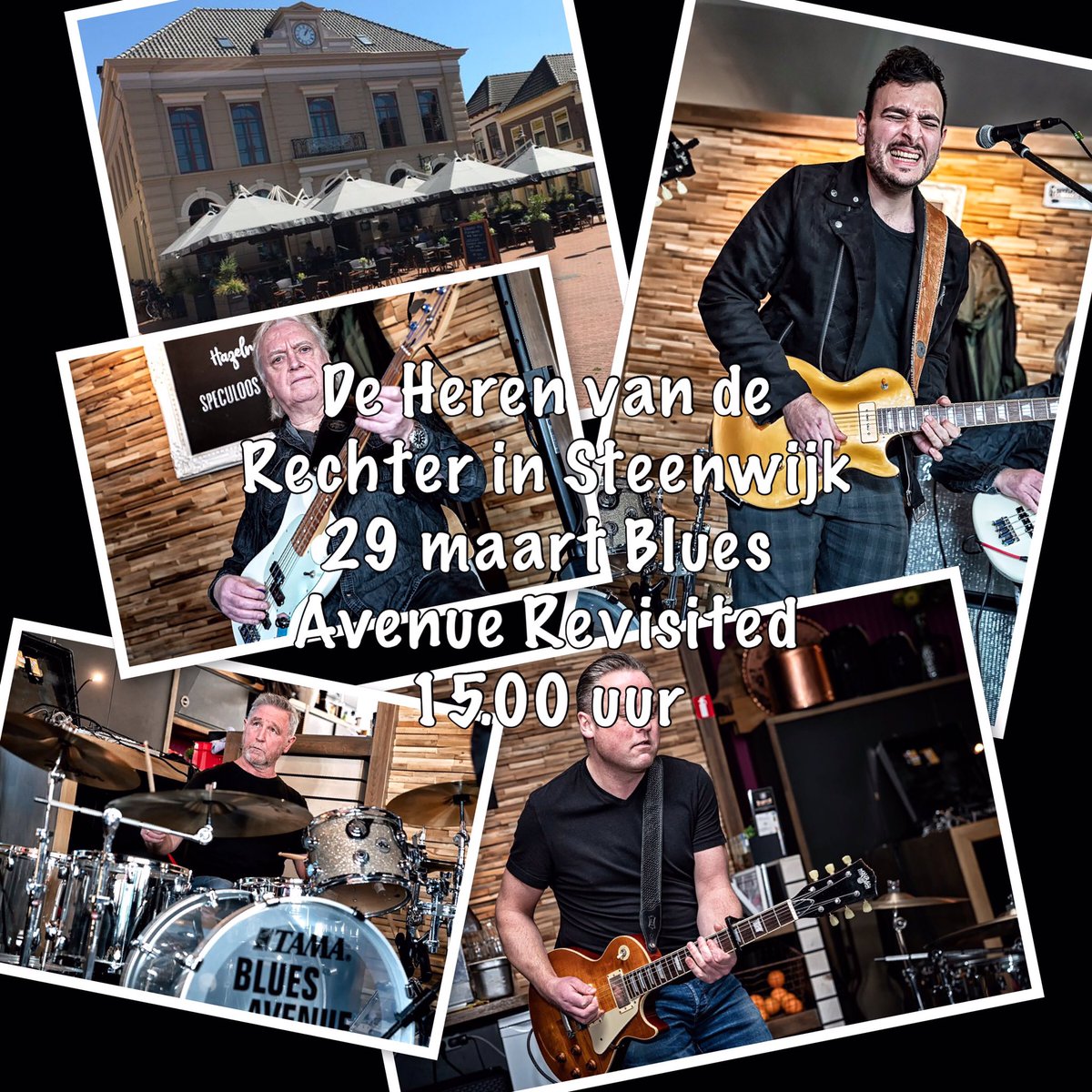 drumorakel's tweet photo. En.... 29 maart een dampende bluesmiddag in Steenwijk.  So be there!!! https://t.co/5osVSYpTDU