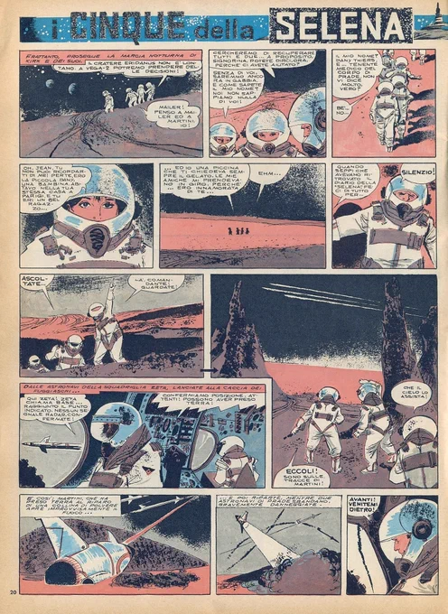 Dino Battaglia, science fiction, 1960s 
