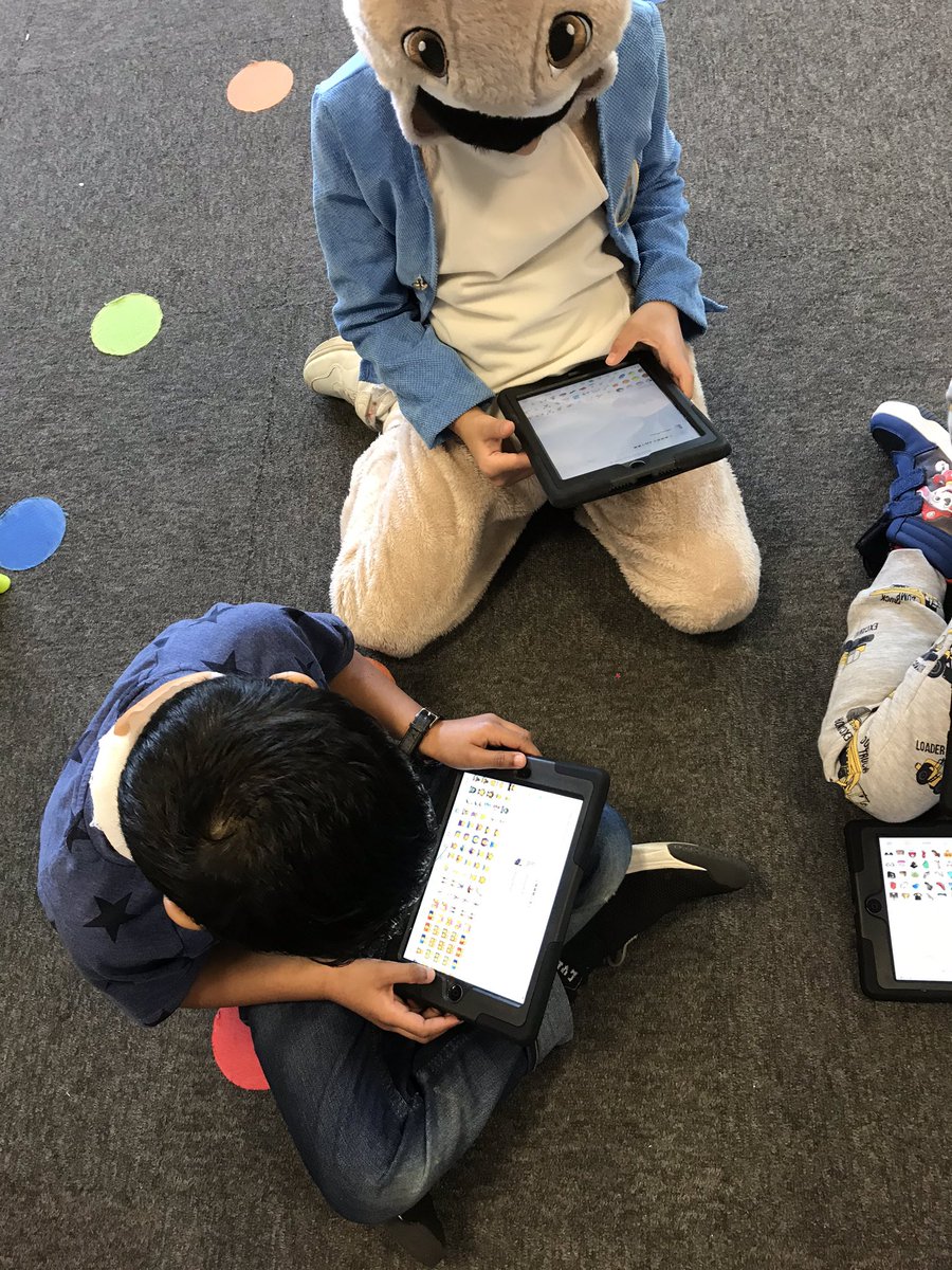 Emoji experts at work using their iPads to type their own versions 👧🏼🐻🐻🐻 #worldbookday <a href="/Miss_M_Patel/">Manisha Patel</a> <a href="/MissNDalal/">Miss Dalal</a> <a href="/skovariwala/">Mrs Kovariwala</a> <a href="/OliveTreeBolton/">Olive Tree Primary</a> <a href="/MissZPatel/">Zainab Patel</a>