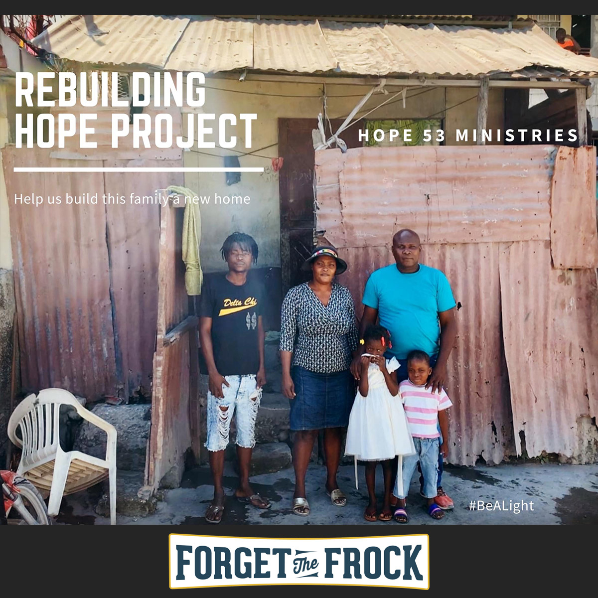 forgetthefrock's tweet photo. Our partner Hope53 is building a home for a family this year with their #forgetthefrock profits. You aren't paying overhead or secretarial supplies... you are BUILDING HOMES with your t-shirt. Let's do this!!!! #forgetthefrock https://t.co/VGfUDFZwZ8