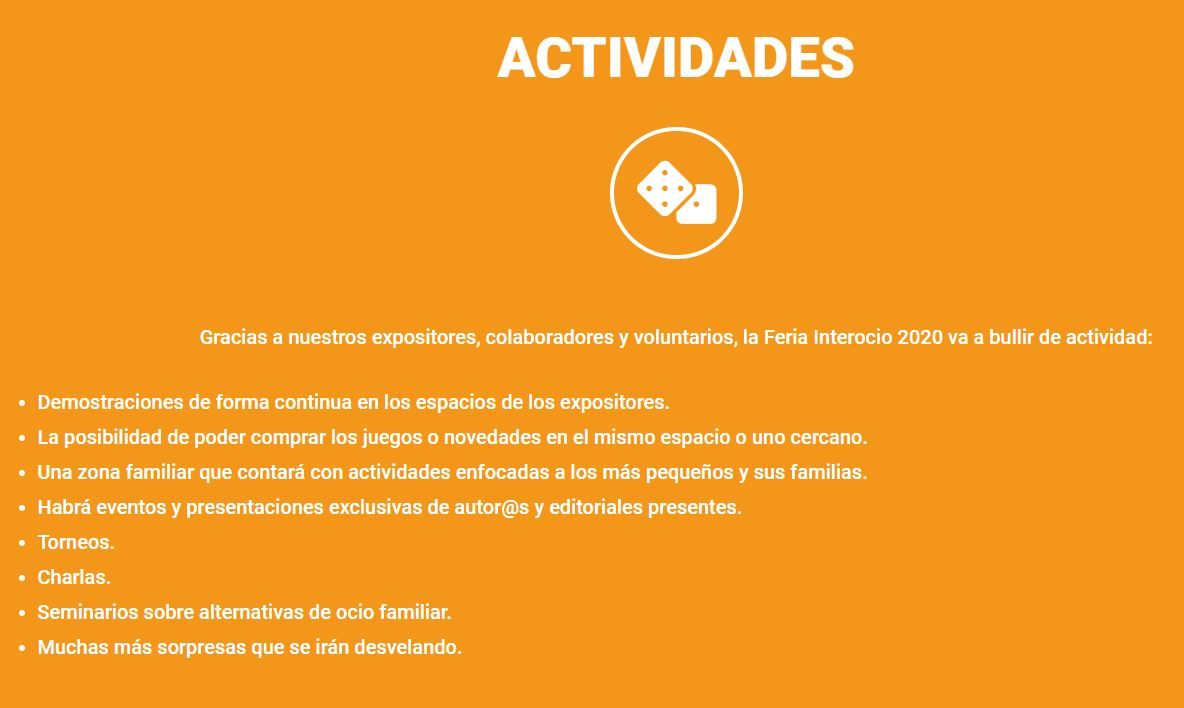 FeriaInterOcio's tweet photo. Ya puedes consultar algunas de las actividades que habrá en #FeriaInterOcio: https://t.co/lLDKPowWho
🧩 En #InterOcio2020, #JugamosJuntos
🌏Del 20 al 22 de marzo en Pabellón 6 #IFEMA (Madrid)
🎫 ¡Hazte con tu entrada! https://t.co/VQsAx2ZbZf
#FeriaInternacional #FeriaDelOcio https://t.co/rBHWriwMJJ