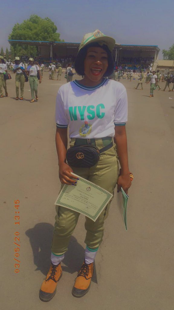 Done,Dusted, and Certified! Lord you are Worthy! God bless Everyone who has made this dream a reality! It is now Official. NYSC is over. Call me corper now at ur own peril oh! Buhari ll Arrest you!!