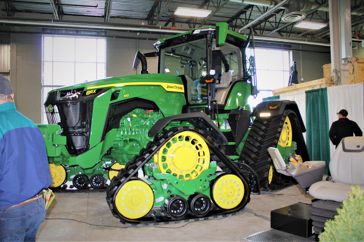 Stop by the London Farm Show today &amp; check out the new 8RX from John Deere! #LdnFarmShow