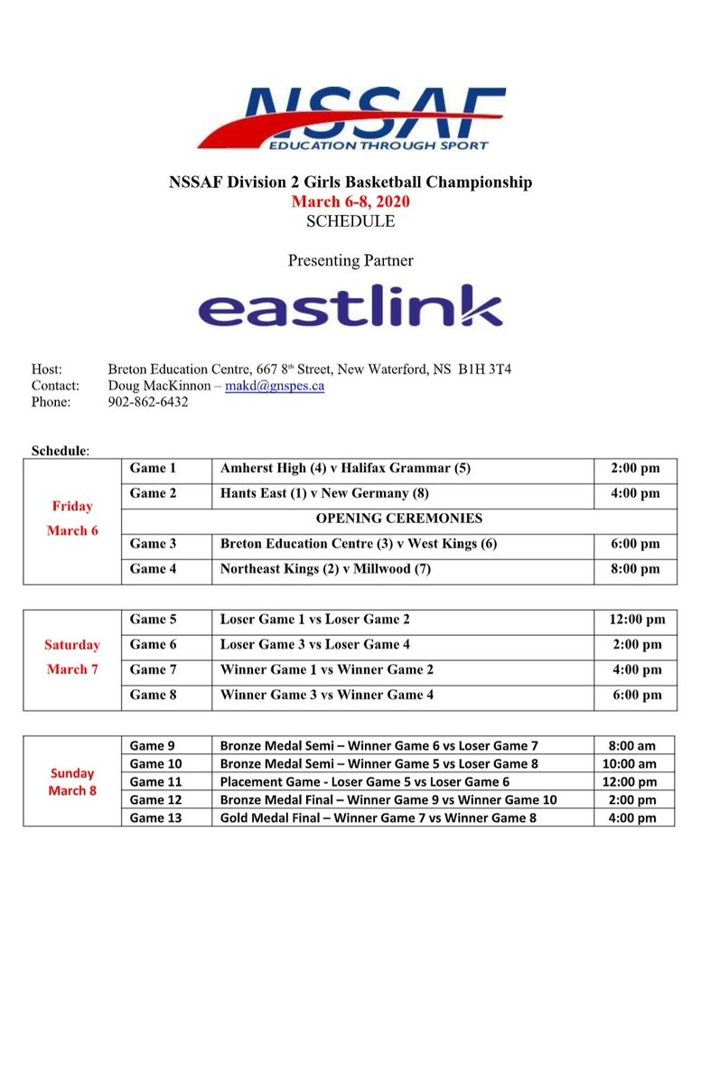 WeTheEast2's tweet image. Provincial Girls High School Championship Schedules. Starts Friday! #supportlocalathletes #supportlocalsports
