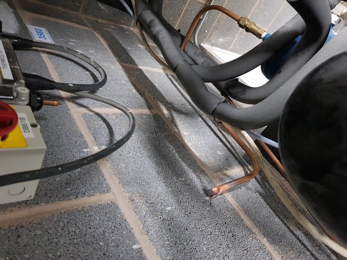 Who on earth trained the person that brazed over the PRV copper pipe outlet ?