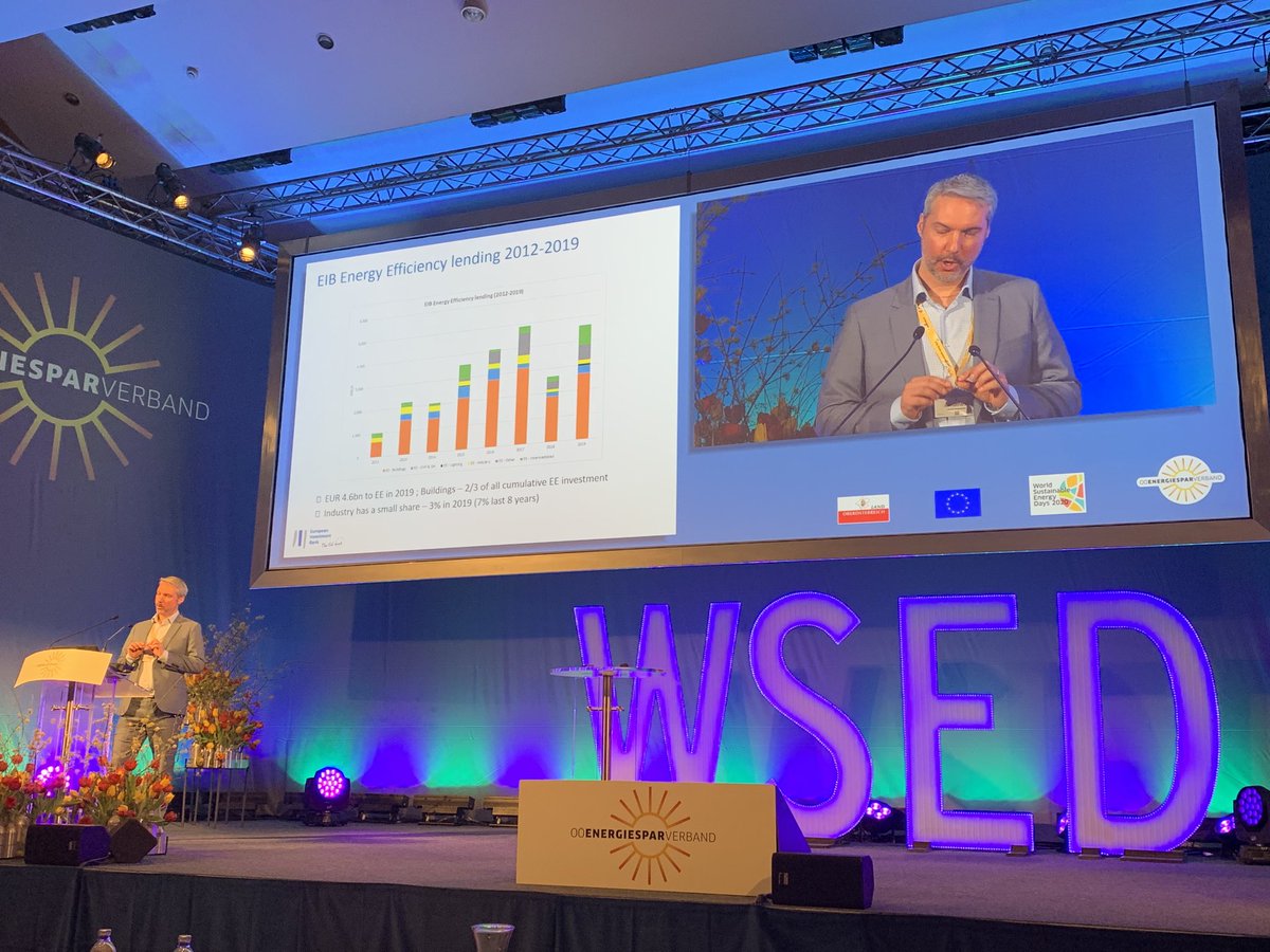 MMieszczanski's tweet photo. 2/3 of the @EIB landing in 2011-2019 went to energy efficiency in buildings says Assen Gasharov, senior expert at the EIB #wsed2020 https://t.co/swDZhtOxIz