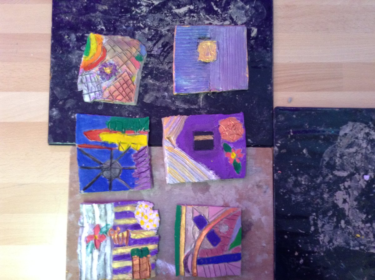 HeathfieldCP's tweet photo. @SiddiqaJuma inspired contemporary Islamic artwork by Y5 using air-dried clay as part of our topic #islamicgoldenage #art #y5 #learningtogetherlearningforlife https://t.co/9sk5NZ2oqi