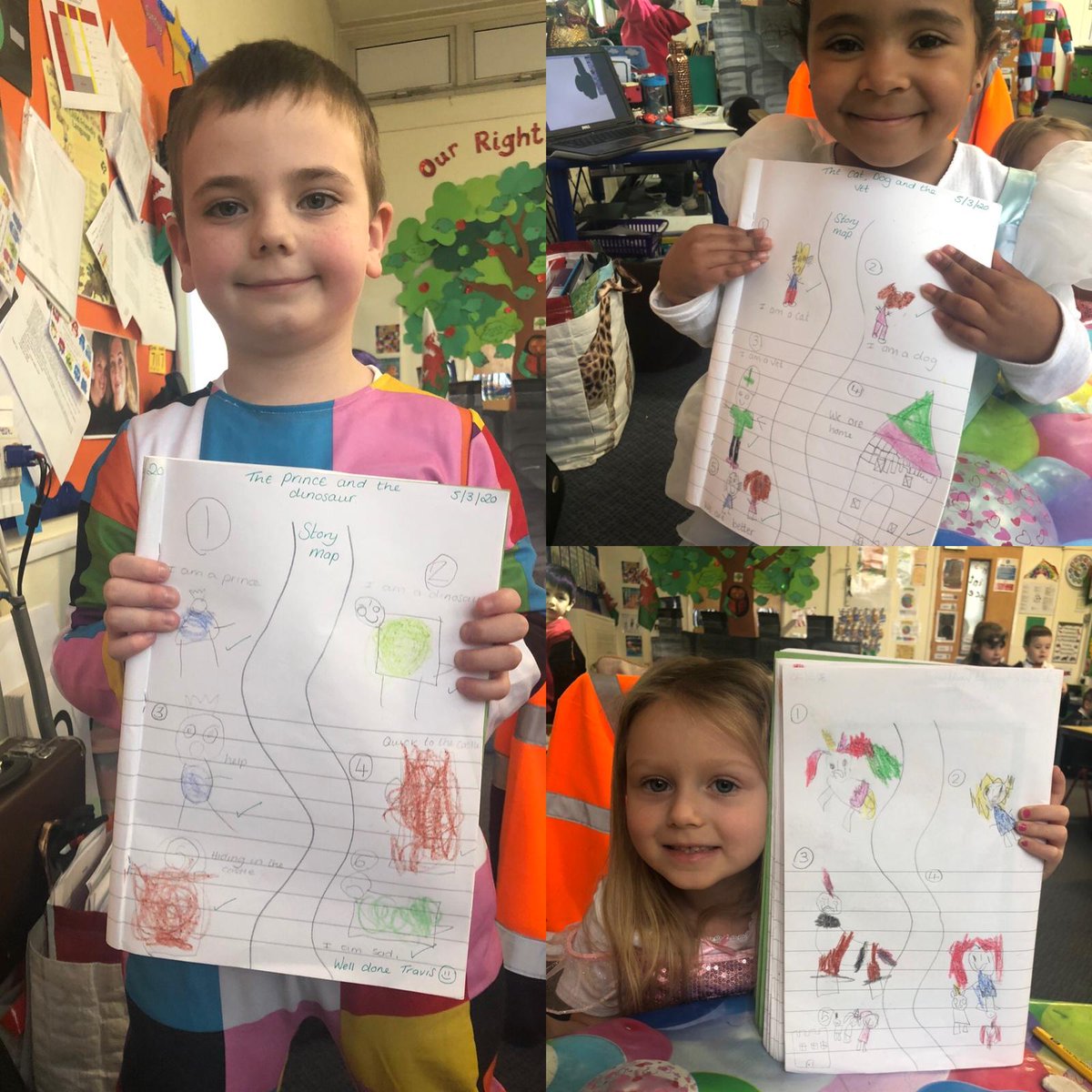 gwyrosydd2018's tweet image. Creating our own story maps!  #gspLLC