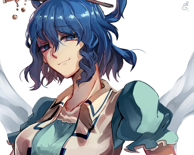 振り幅がでかい青娥娘々の絵 