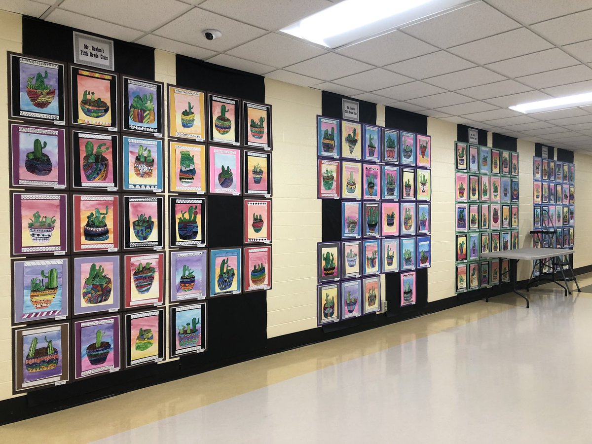 MrsAmandaRusso's tweet photo. #FillinFriday (Thursday ed). Art show preparation is underway! ALL 3rd/5th students will have artwork on display during the music program next Tuesday. BIG thanks to one of our parents volunteering her time in helping get the artwork ready for display. @lapelelementary https://t.co/4l3jXEtuvf