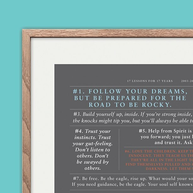 RAISEhealgrief's tweet photo. Very excited to show you (part of!) our newest collaboration - a poster - Christian’s 17 life lessons he wants to pass on. He actually gave me 16 lessons during our live mediumship sessions on Facebook, but he’s added a 17th: “Loss is an illusion - I’m s… https://t.co/CylflvhZgI https://t.co/6Uxg7E5SVe