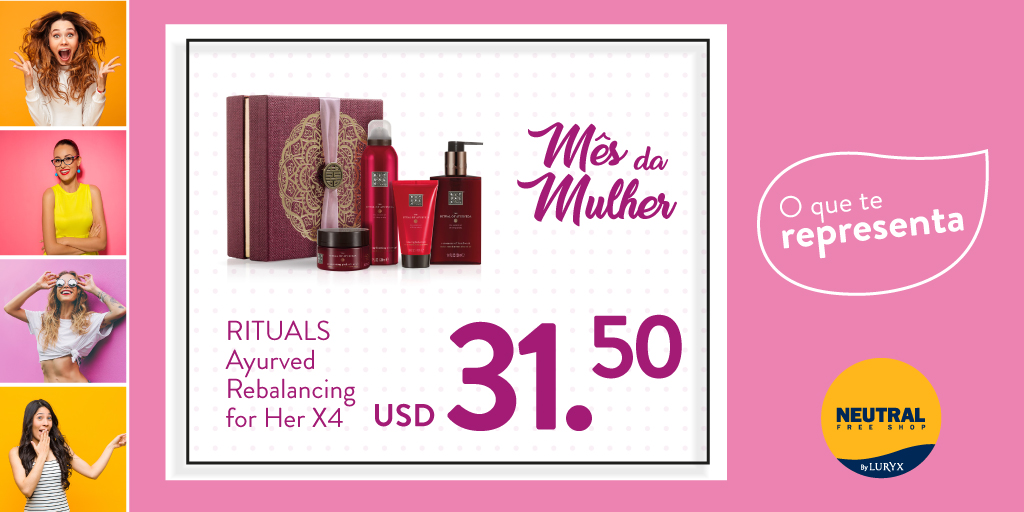 NeutralDutyFree's tweet photo. Para a  audaciosa, a romântica, a que adora liberdade, a tímida, autêntica. Na #NeutralByLuryx temos produtos para todo tipo de mulher. E você, o que te representa? https://t.co/UBY1DWeNJg