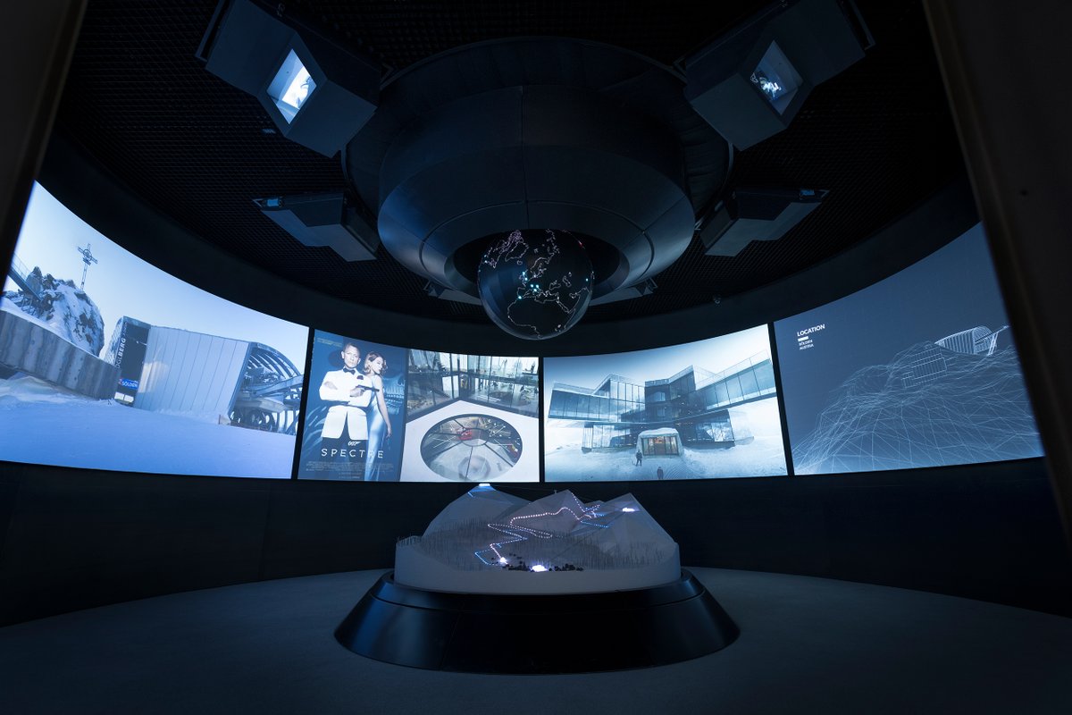 kraftwerk_LT's tweet photo. If you don’t want to wait until November to see James Bond in action, visit 007 ELEMENTS in Sölden (AT), the unique Cinematic Installation at 3040 m above sea level dedicated to the world of 007. #notimetodie #jamesbond #007elements #bond #cinematicinstallation #AVTweeps #proAV https://t.co/IGI7oCsoZS