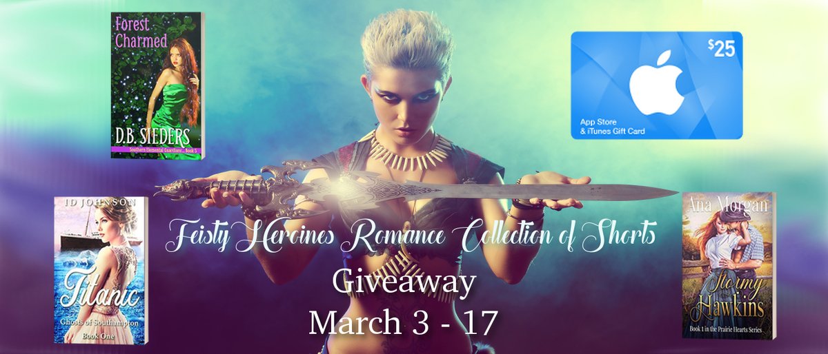 authoridjohnson's tweet photo. Don't miss your chance to win a gift card and 3 paperbacks from the Feisty Authors!  https://t.co/ren6J0dRVH
#feistyheroines #amreading #giveaway #freebooks #book #giftcard #contest #sweepstakes #entertowin https://t.co/4l0LEq1Zyj