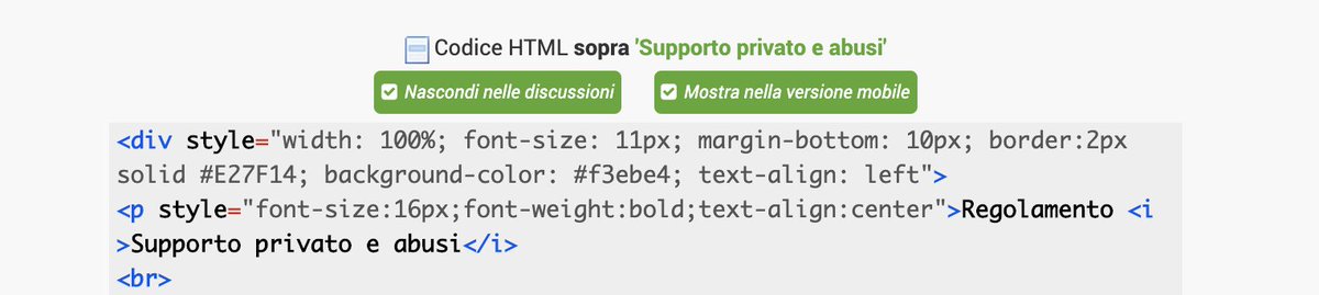 forumfree's tweet image. Da oggi potete attivare l&apos;html delle singole sezioni nella versione mobile dal pannello &quot;Codice HTML&quot;.

News completa sul nostro blog: top.blogfree.net/?t=6148275

#forumfree #mobile #news #tech #forum #blog