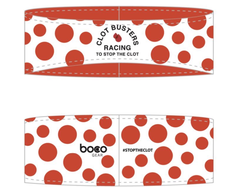 clotbuster's tweet image. MARCH is BLOOD CLOT AWARENESS MONTH - CLOT BUSTER #StopTheClot polka-dots heading out to FL! Blood Clot survivors can do anything! The March post of the Athlete of the Month series is now up - Read On and be Inspired! clot-buster-triathlete.blogspot.com/?m=1 Headband Option AVAILABLE SOON!