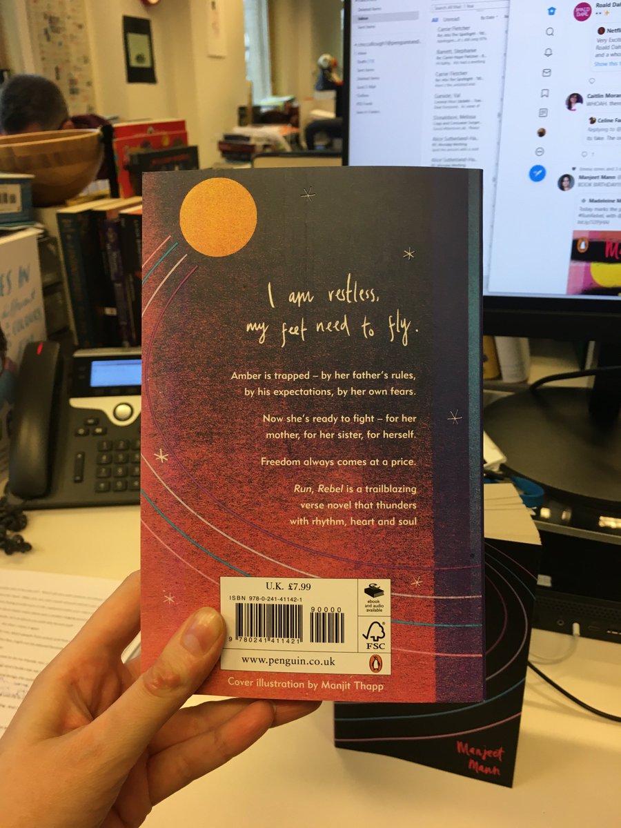 CMcCullough26's tweet photo. Not only is it World Book Day today, it is also the publication day of the incredible, powerful, inspiring, truly brilliant #runrebel by the immensely talented @ManjeetMann My cup overfloweth!!! 😱🤩😍🙌🍾 https://t.co/3xOct0BXOl