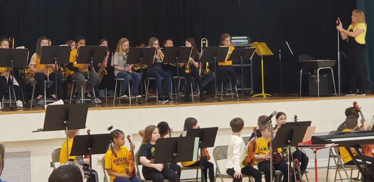 PrincipalMiz's tweet photo. March is Music month here is a picture of the Myrtle Elementary Ss. Be sure to come out tonight to see the performance. #KOKind #MyrtleElementary #EverykidEveryday https://t.co/aqMILZhKYL