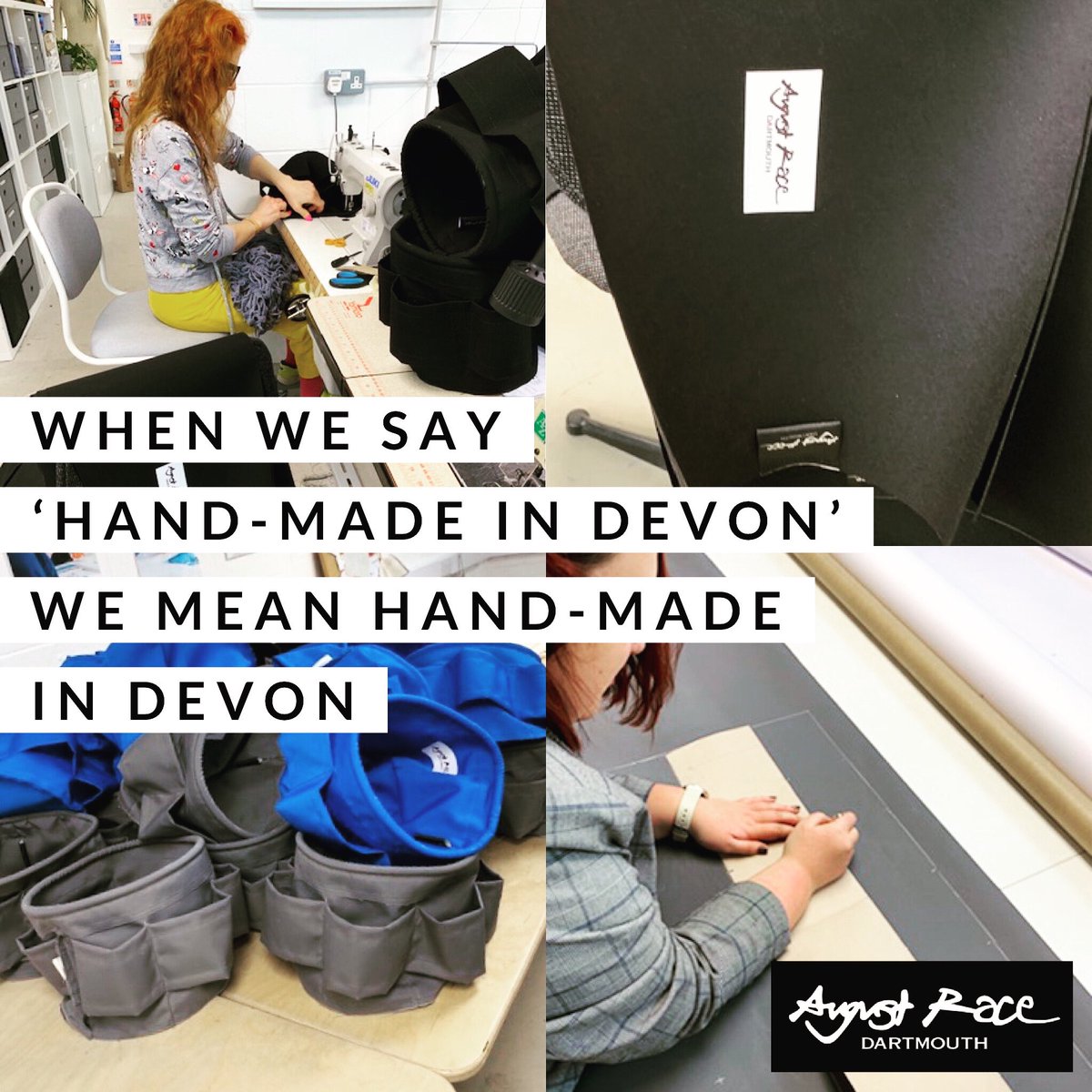 ✂️ When we say ‘Hand-made in Devon’ we mean hand-made in Devon 🧵This latest batch of beautifully made August Race deck bags are heading over to our distributor in the #netherlands  🛥 #ActLocalThinkGlobal 
#handover
#handmade #madeintheuk #devon  #augustrace #madeindevon