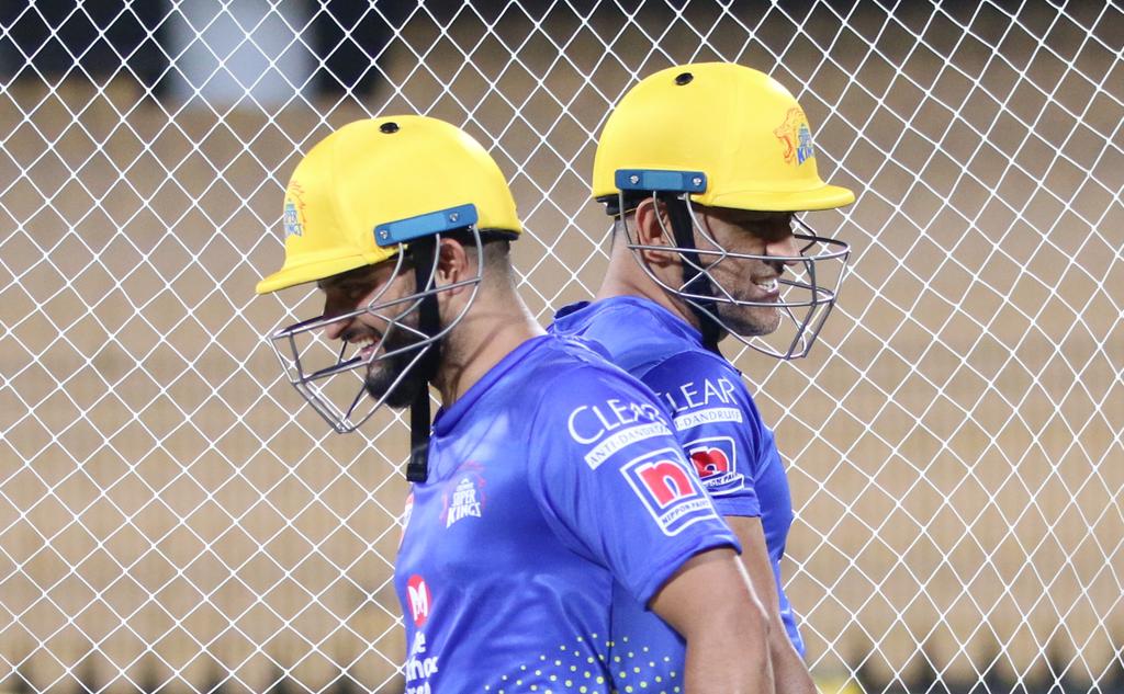 ChennaiIPL's tweet photo. Three and Seven making a perfect ten together, now and always. 🦁💛 #WhistlePodu #SuperGrind https://t.co/2iNS0YY8uJ