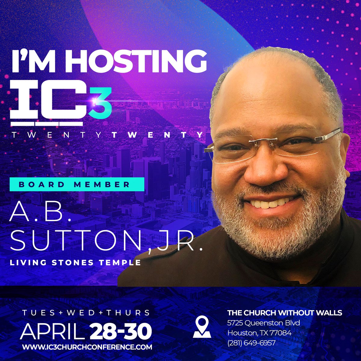 rdwic3's tweet photo. Board Member A.B. Sutton, Jr., @DreamFellowship

Dr. Sutton will deliver Breakout Session: Preaching Threads: Finding Our Way Forward

Register Today!
https://t.co/GWpJsfb0tR
April 27 RDW Golf Classic ⛳️
April 28-30 Conference
#rdwic3 #IC32020 #GoingBackToFixTheFuture https://t.co/zkli7KwJEK