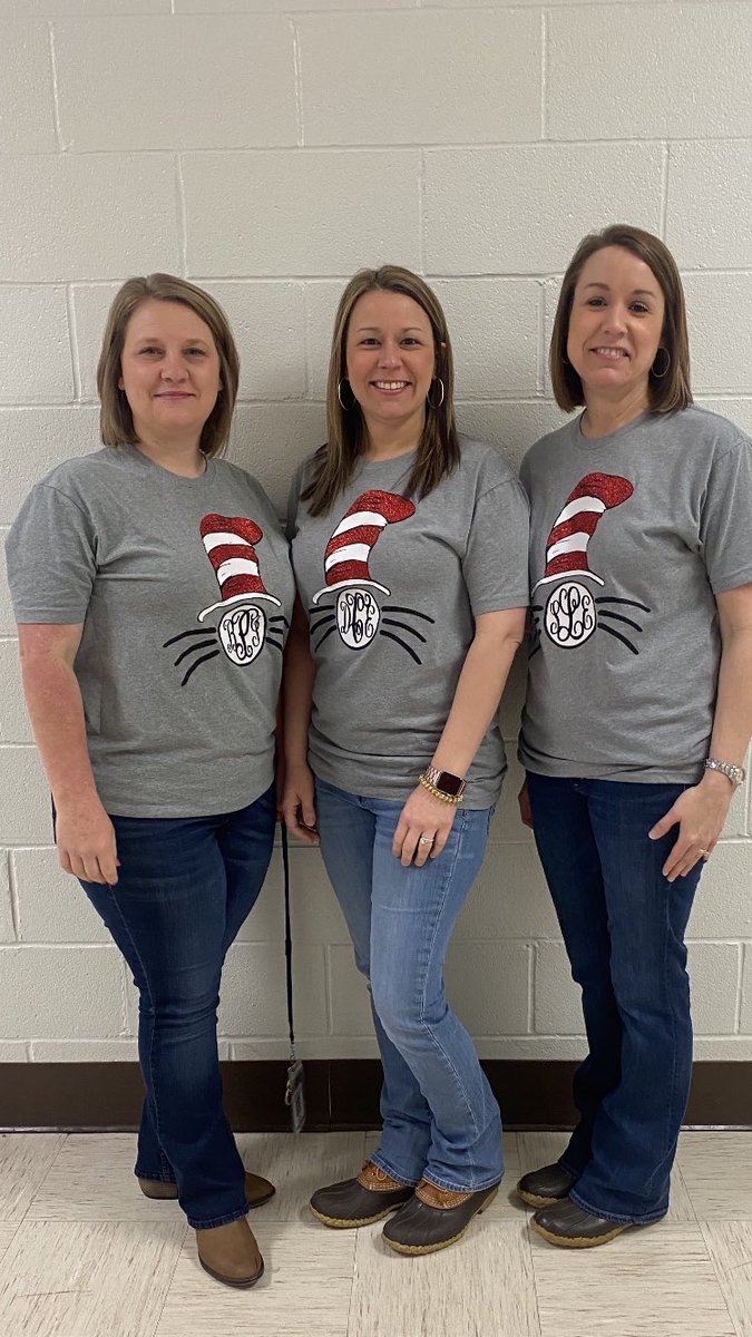 bjphipps2002's tweet photo. Twin Day? Nah we are the Triplets! 💖💖💖 Celebrating Dr Seuss Read Across America! #WeLeadWGE #KidsDeserveIt https://t.co/9Xm5fJp7uE