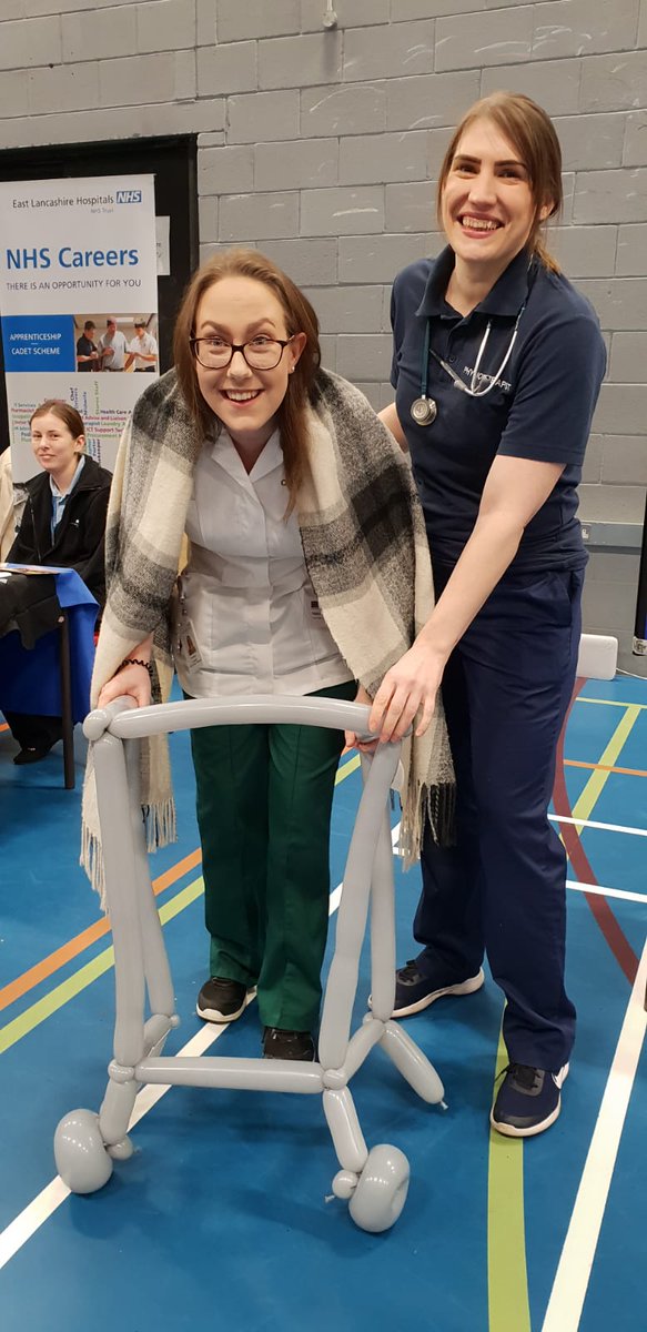 ELHT_AHPs's tweet photo. Therapies involved in Careers Event at Nelson &amp; Colne College. Fantastic Event! #careers @NelsonColneColl https://t.co/ly6tgl445h