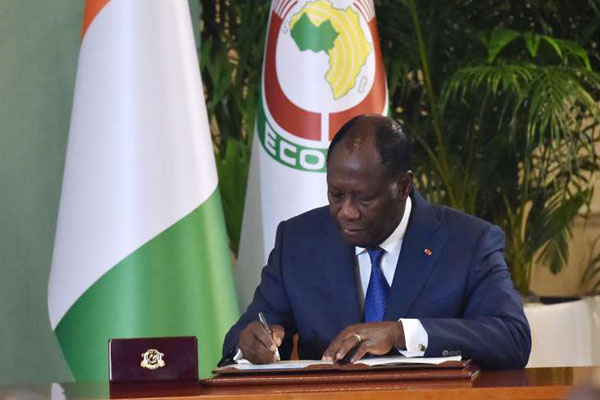 NationBreaking's tweet image. IVORY COAST President Alassane Ouattara, 78, announces he will not contest in upcoming polls; says he wishes to transfer power to younger generation.