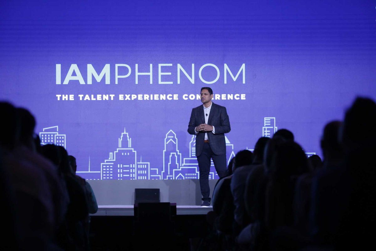 Iamphenomcon's tweet photo. “Human + AI” is what our future holds. AI is different for different people: it plays the role of companion, assistant, advisor—it’s all okay, as long as it can make a difference." - @mahebay #IAMPHENOM20 #TalentExperienceManagement #TXM https://t.co/glfUGEgguJ