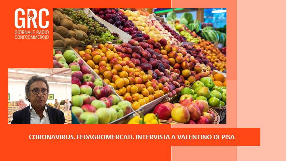 🍎🍐 #Coronavirus @Fedagromercati: “Crollo dei volumi del 30% “ Intervista al presidente <a href="/ValentinoDiPisa/">Valentino Di Pisa</a> 
🎧 Ascolta tutto il #GiornaleRadio <a href="/Confcommercio/">Confcommercio</a> su ➡ 
confcommercio.it/-/grc-5-03-2020