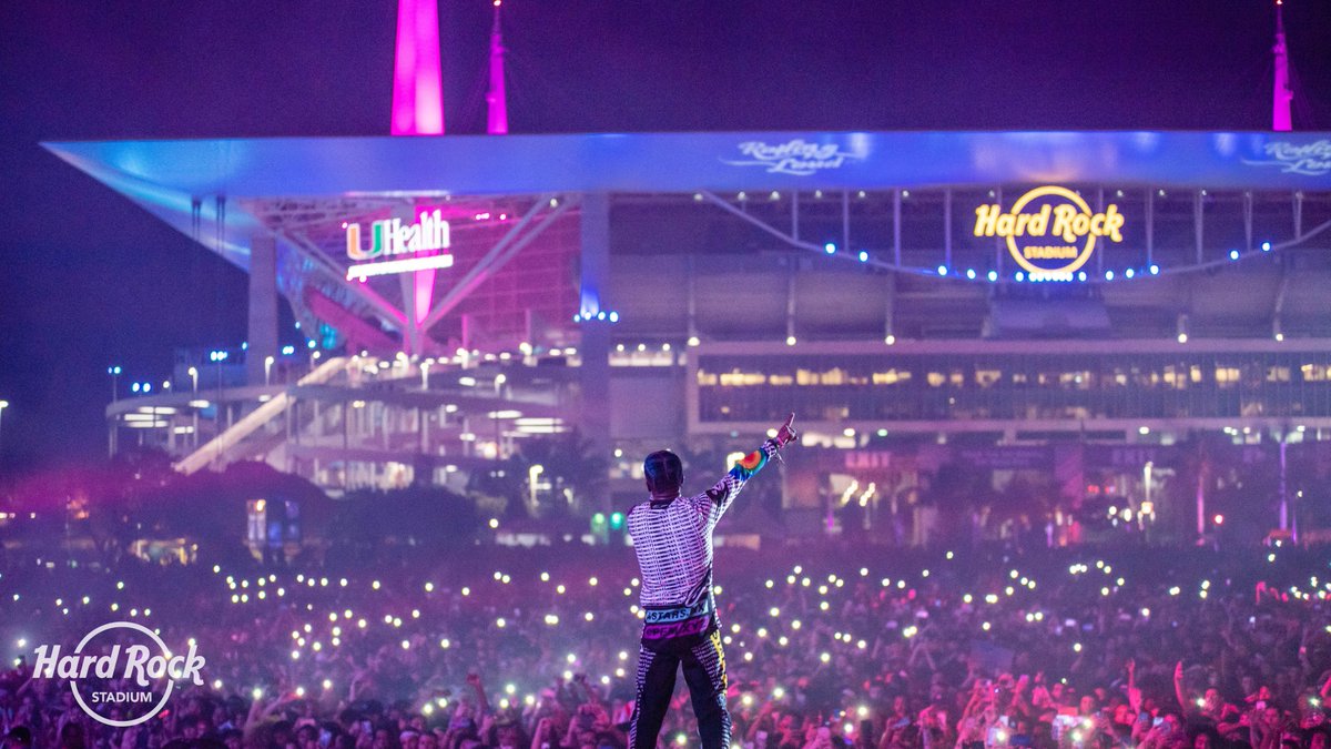 HardRockStadium's tweet photo. We are 𝙏𝙒𝙊  months away from @RollingLoud! Who’s excited?👀 🎶 https://t.co/2PfysqUASs