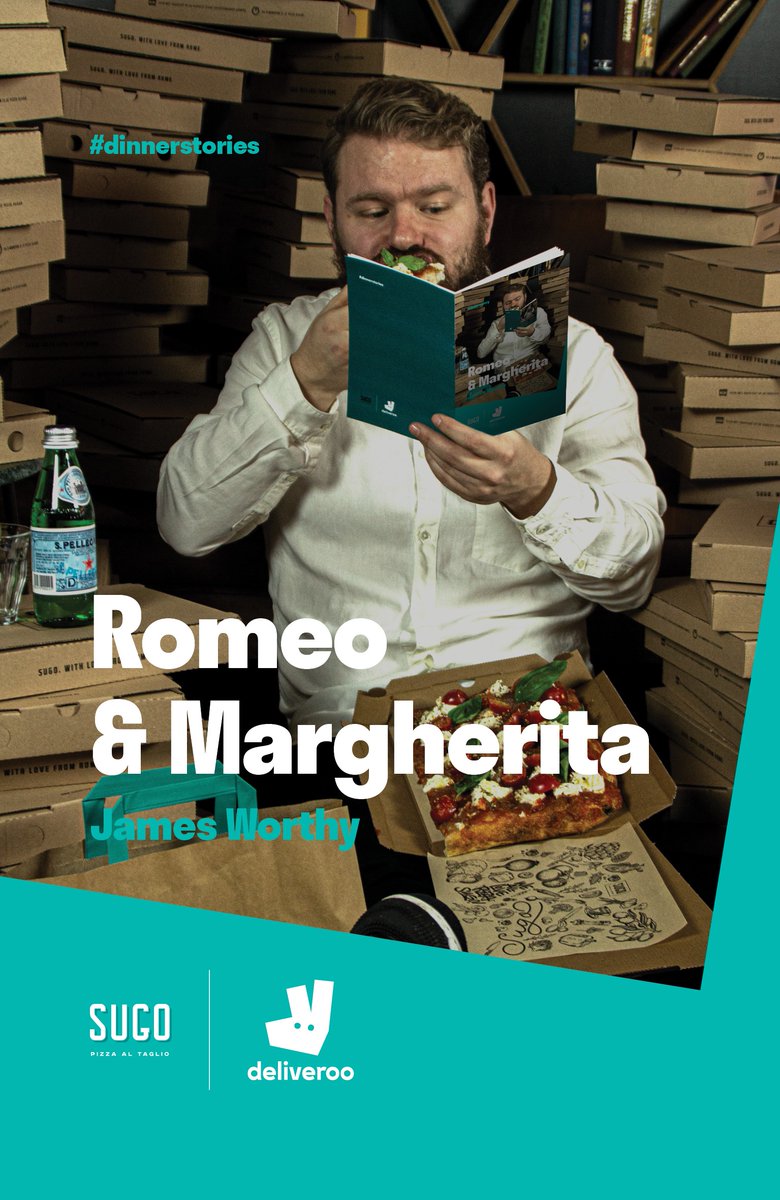 Ik ben dol op pizza. En op schrijven. Dus heb ik een verhaal over pizza geschreven. Van 7-15 maart krijg je het gratis bij een pizzabestelling van SUGO via Deliveroo (Amsterdam, Rotterdam, Utrecht &amp; Eindhoven).

Verhalen zijn als pizza voor de ziel.

<a href="/Deliveroo_NL/">Deliveroo Nederland</a> #dinnerstories