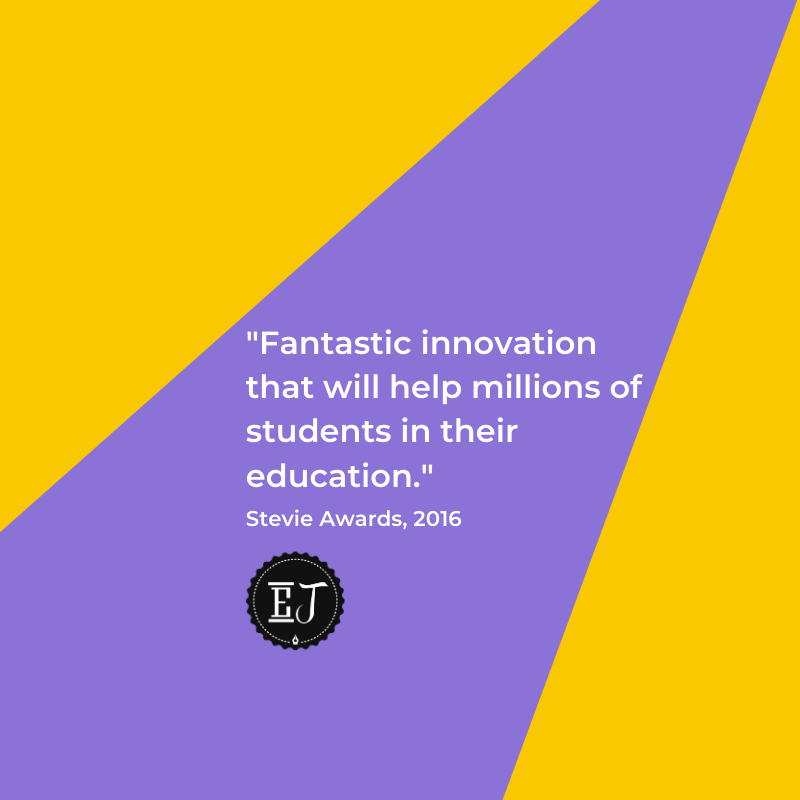 EssayJack's tweet photo. #TBT to 2016 when EssayJack was first recognised for the value it adds to users' lives. Thanks, @thestevieawards 🙏

#iamteaching #iamlearning #eduction #etech #essaywriting #essaytips #essayhelp #writing #academicwriting #studentsuccess #ForStudentsByProfessors #IELTS #ESL #ELL https://t.co/Fi5jau0uGC