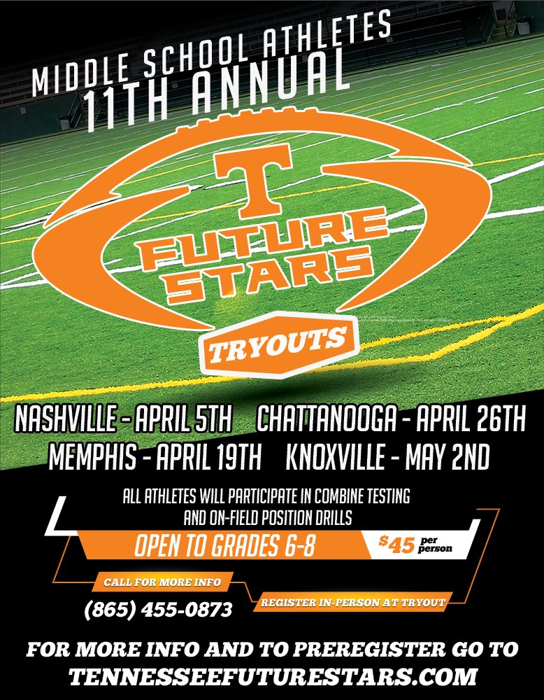 TNFutureStars's tweet photo. We are 1 month away from out first tryout of 2020. Registration is open and we look forward to seeing all of the talent across the state! Here is the link to registration:

https://t.co/lzphTP4f9A https://t.co/gbH9ZkI9CM