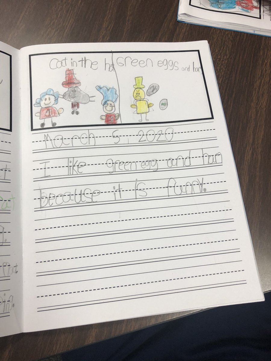 SweMunoz's tweet photo. Dr Seuss is our author for the week! Which do you like more? @SWE_Explorers #thisorthat #kindergartenwriters https://t.co/EvWebcfHFR