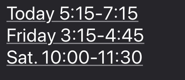 Sorry for the confusion and conflict, but below is the practice schedule for the remainder of the week. All practices will be at MES. It’s a great week to get better! #HappyHustle #BearDown