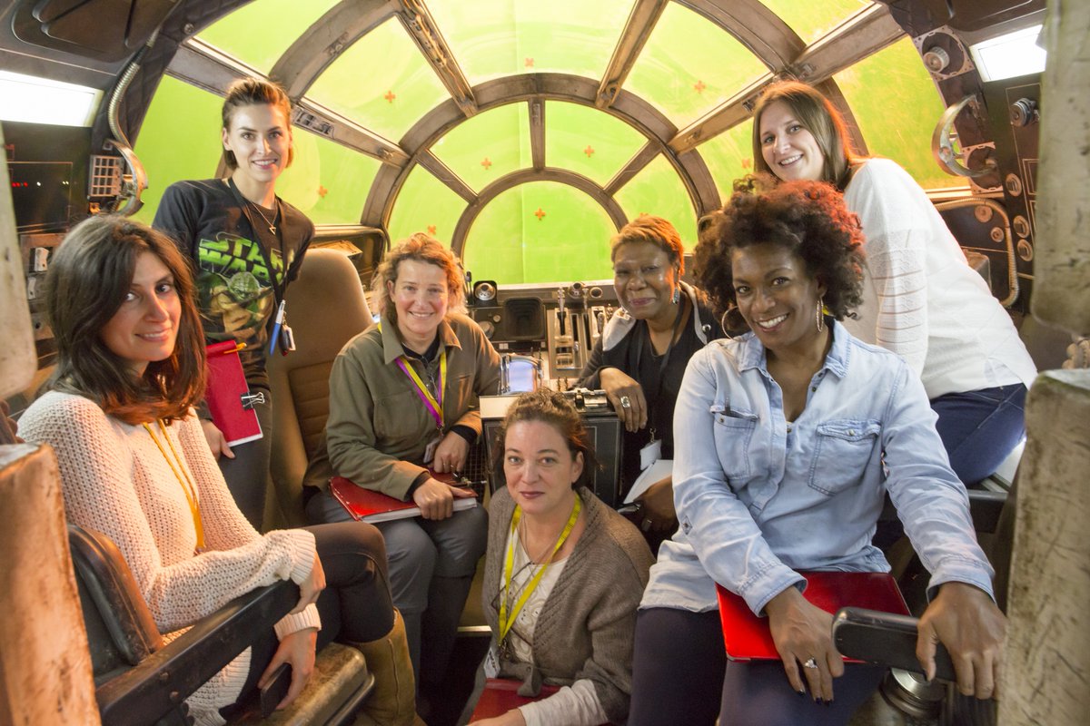 IATSE's tweet photo. Womens History Month: Script supervisors of Local 871 on the set of Star Wars!
#StrongUnions #UnionStrong #UnionProud #IATSE #IATSEWomenUP #WomensHistoryMonth #StrongWomen #WomenPower #WomenWhoInspire #Local871 #Behindthescenes #filmlife #1U #WomensVoices https://t.co/bvWpVu8I1U