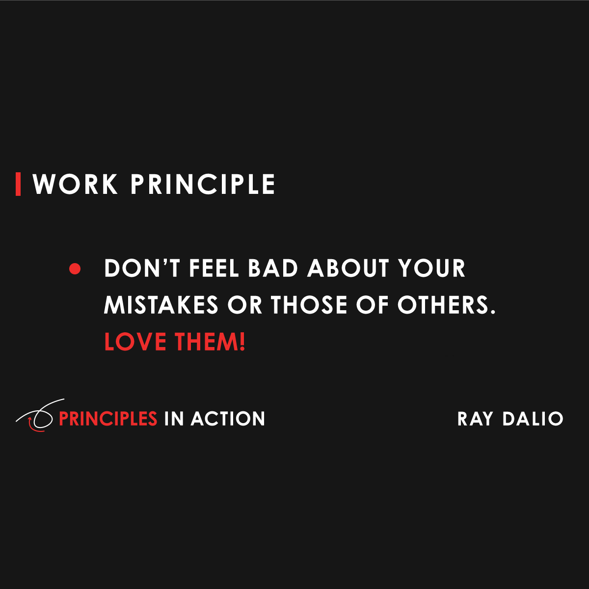 RayDalio's tweet photo. People typically feel bad about their mistakes because they think in a shortsighted way about the bad outcome &amp; not about the evolutionary process of which mistakes are an integral part. Every mistake you make &amp; learn from will save you from similar mistakes in the future. https://t.co/0ow6Mv8Xdo