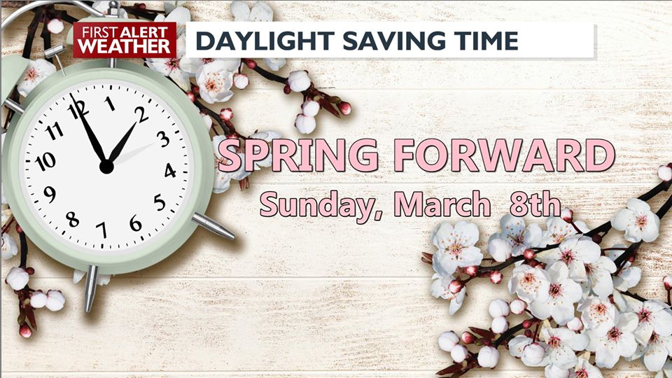 NikkiTorresTV's tweet photo. SPRING FORWARD: Don't find yourself an hour off-schedule this Sunday! Give yourself a little nudge reminder to pop that arm one hour ahead for daylight saving time. @kxly4news https://t.co/TwJowvqhwh