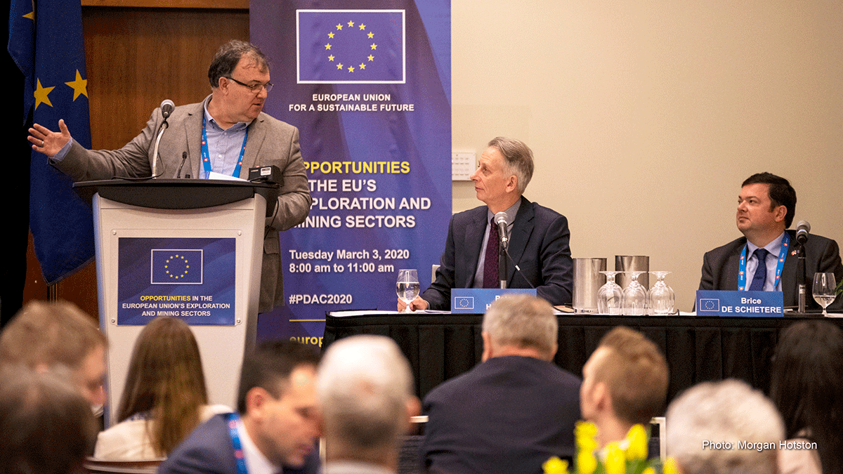 EU_Growth's tweet photo. #EUatPDAC2020 was a huge success! Thank you to all who stopped by our booth and attended our events. It was great to meet all of you and we look forward to #PDAC2021. To learn more about opportunities in the EU, please visit 
https://t.co/9BQC4I57ql https://t.co/rc5kjljlPI