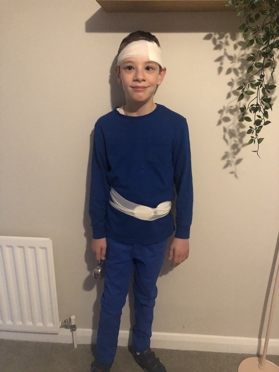 emmahanson75's tweet photo. Mr Bump ...  you don’t need to spend money for your kids to take part . #WorldBookDay https://t.co/P6KKM8Ew4F