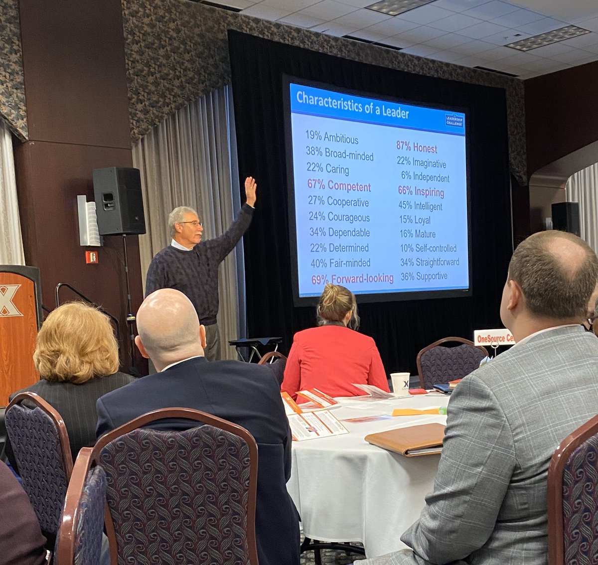fwtandy's tweet photo. Great morning of learning at the @LeadershipCoun Securing the Future conference. My personal leadership hero #BarryPosner to start then @bethayoke on Board meeting best practices. https://t.co/U1YPfmfjpQ