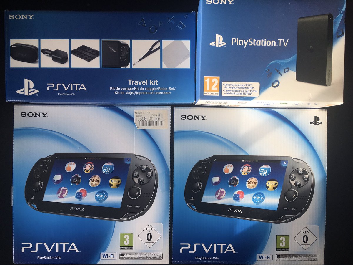 PS4Ron's tweet photo. My #PSVitaCollection and more #PSVita accessory 😎 https://t.co/UVCGbBXIQ9