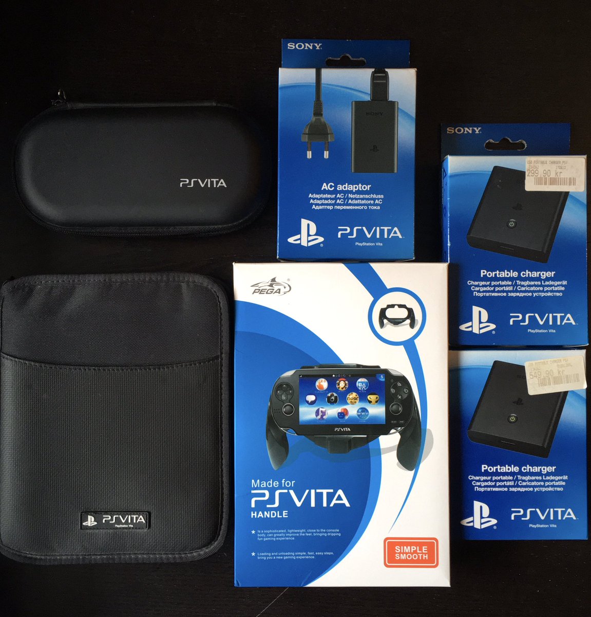 PS4Ron's tweet photo. My #PSVitaCollection and more #PSVita accessory 😎 https://t.co/UVCGbBXIQ9