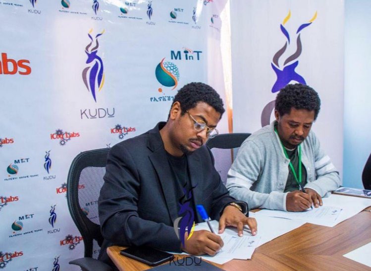 iCog_Labs's tweet photo. [1/3] Throwback to one of our significant partnership agreements. 

iCog Labs and Kudu Ventures signed an agreement to support various acceleration programmes to share the operational cost and seed money in return for equity share from the startups that will get involved in this https://t.co/9OrLflRMLQ